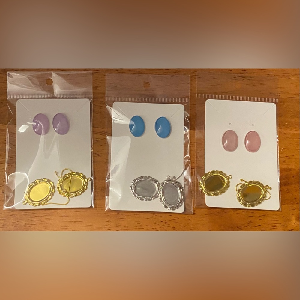 NEW DIY Gold dangle earrings (no further discounts)